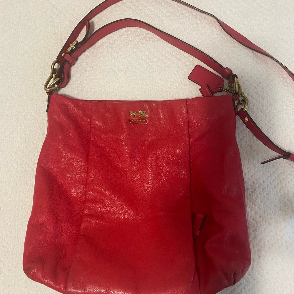 Coach Vibrant Hot Pink Shoulder/ Crossbody Bag